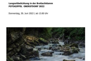 Oberstdorfer Fotogipfel - Infoblatt Langzeitbelichtung Breitachklamm