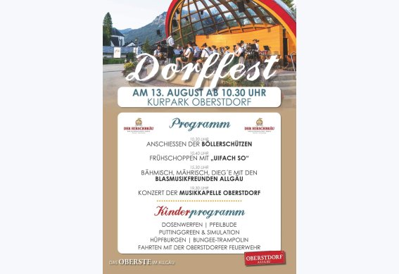 Plakat Dorffest