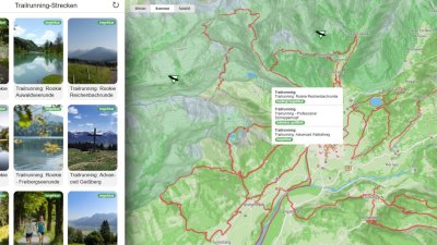 Digitale Karte Trailrunning