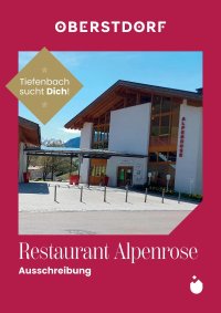 Ausschreibung AlpenroseTiefenbach