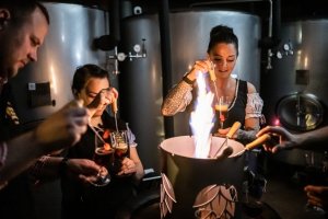 Stacheln in der Dampfbierbrauerei