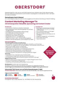 Content Marketing Manager*in