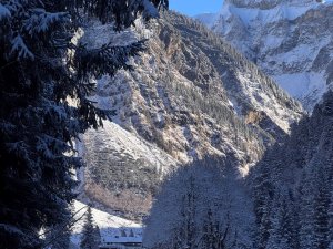 Winter im Oytal Blick zum Schneck