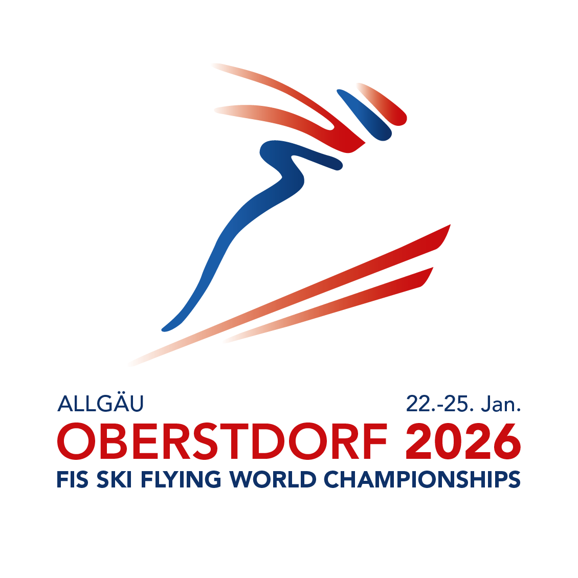 Logo Oberstdorf Skiflug WM 2026 EN