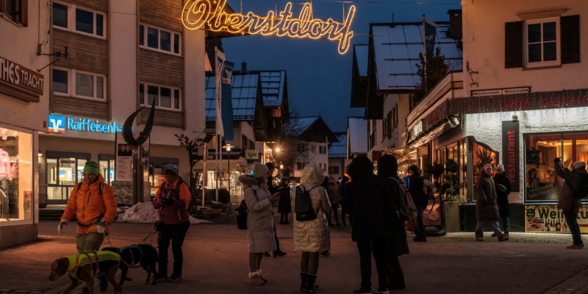 Oberstdorf in den Abendstunden