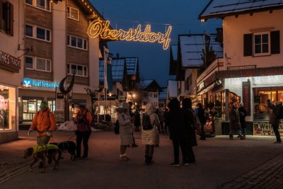 Oberstdorf in den Abendstunden