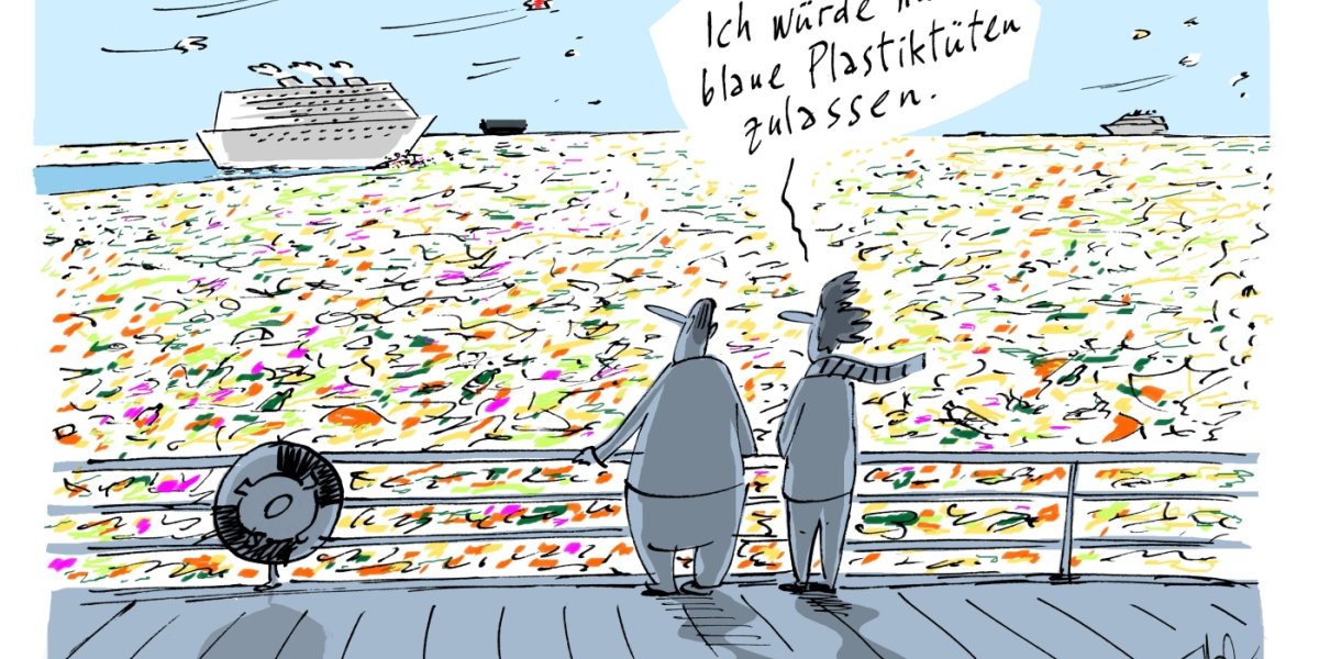 Plastiktüten Meeresdeponie Titelbild