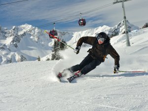Skifahrer am Fellhorn