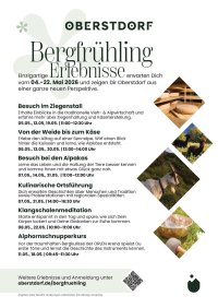 Highlights Bergfrühling