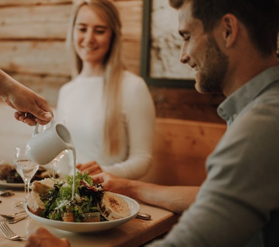 Alpe Dornach Abendessen