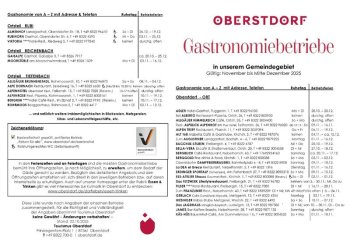 Gastronomie Herbst