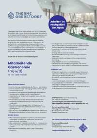 Mitarbeitende Service/Gastro (m/w/d)