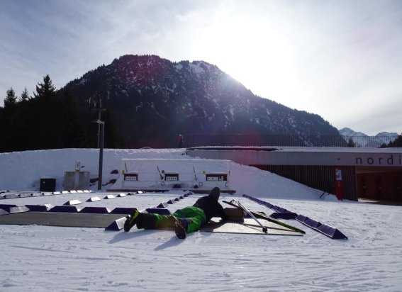 Laserbiathlon im Winter