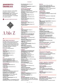 A-Z Übersicht Sommer