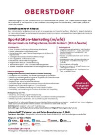 Sportstätten-Marketing (m/w/d)