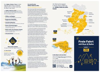 Flyer MOBIL PASS ALLGÄU