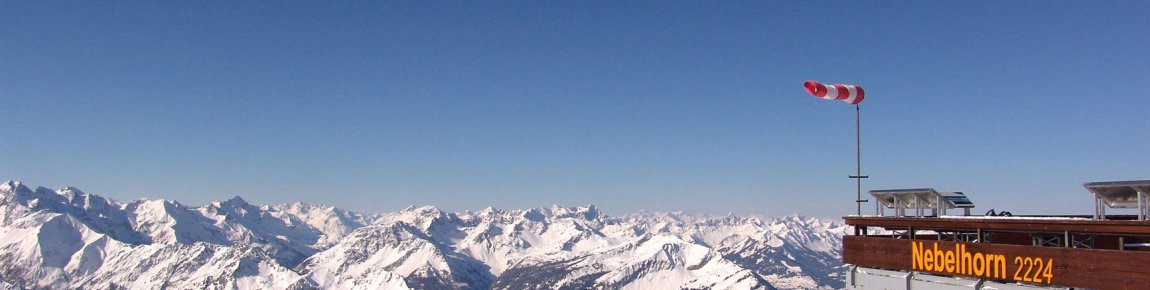 Panorama view from Nebelhorn