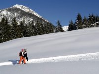 Winterwanderer am Kühberg