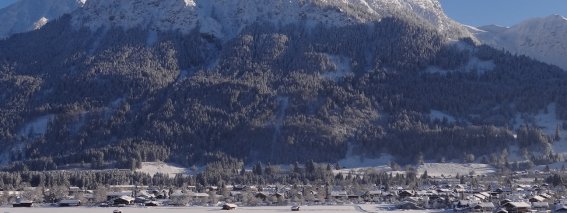 Loipe Otterrohr mit Blick auf das Rubihorn