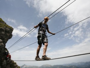 klettersteig (fixed rope climbing) training