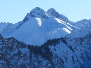 Ausblick vom Winterwanderweg Schönblick - Hochleite am 23.01.13