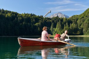 Kahnfahrt auf dem Freibergsee