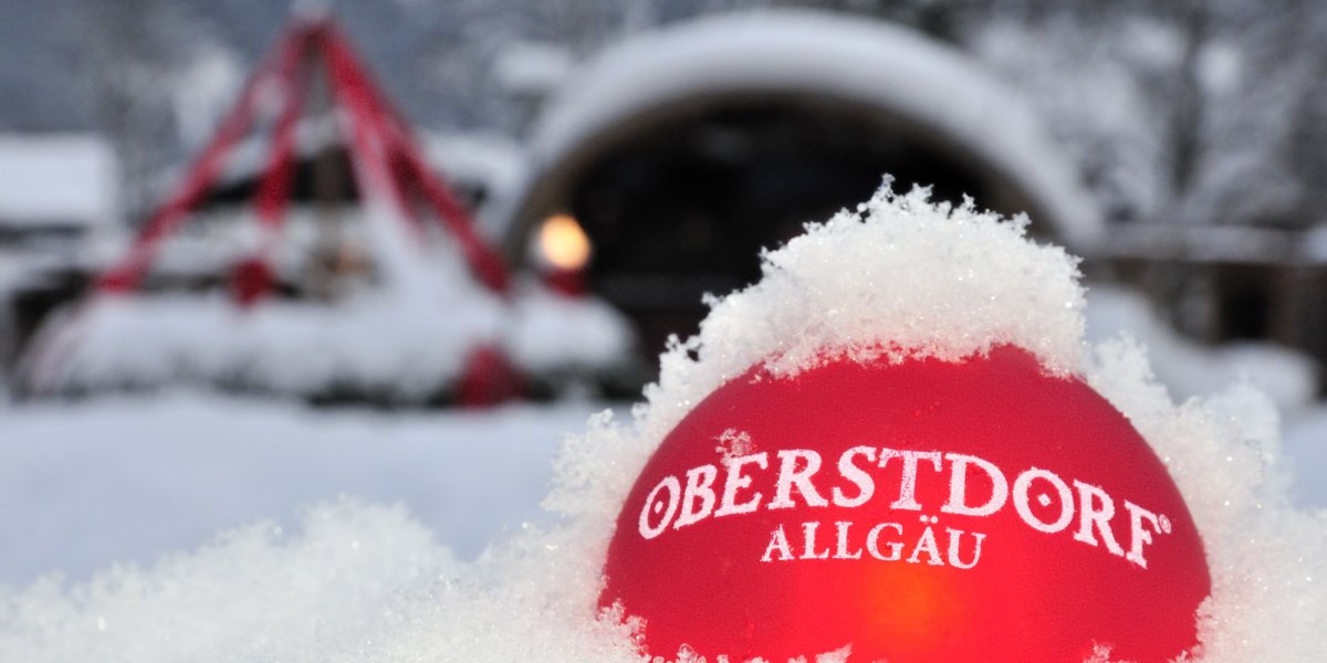 Oberstdorf verschneit