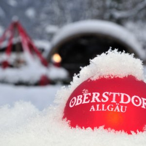 Oberstdorf verschneit