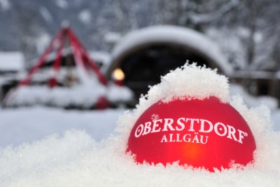 Oberstdorf verschneit