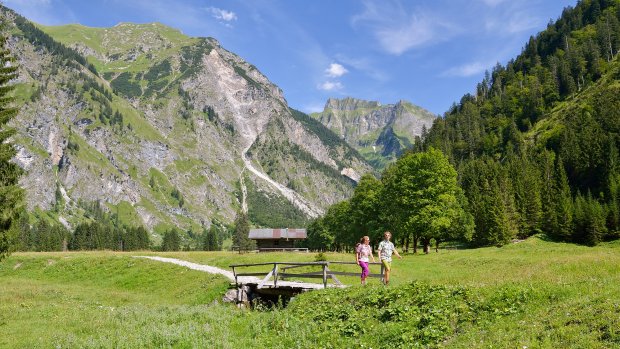 Wandern Oytal hoch Tourismus Oberstdorf