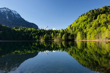 Freibergsee  Frühling Tourismus Oberstdorf