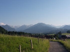 Blick nach Oberstdorf