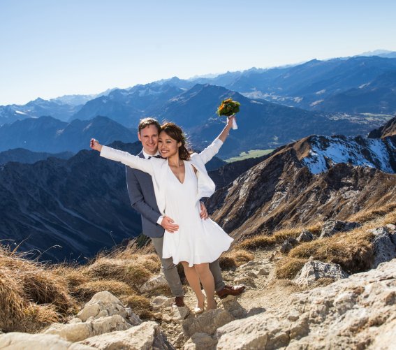 Hochzeit auf dem Nebelhorn