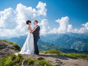 Hochzeit auf dem Nebelhorn