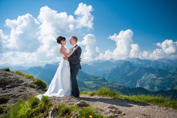 Hochzeit auf dem Nebelhorn