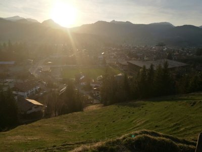 Sonnenuntergang über Oberstdorf