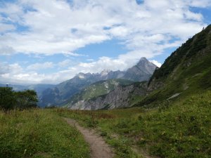 Abstieg Trifthütte ins Rappenalptal