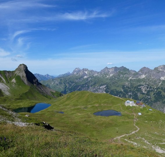 Rappenseehütte und Rappenseen