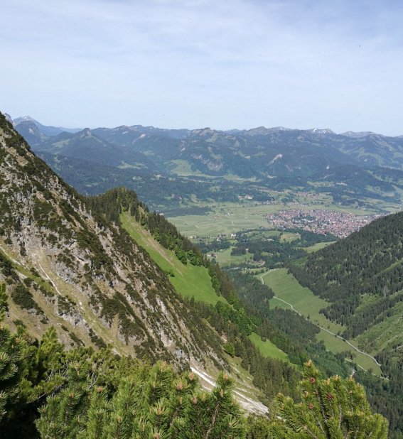 Ausblick vom Hahnenkopf