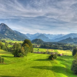 Ausblick nach Oberstdorf