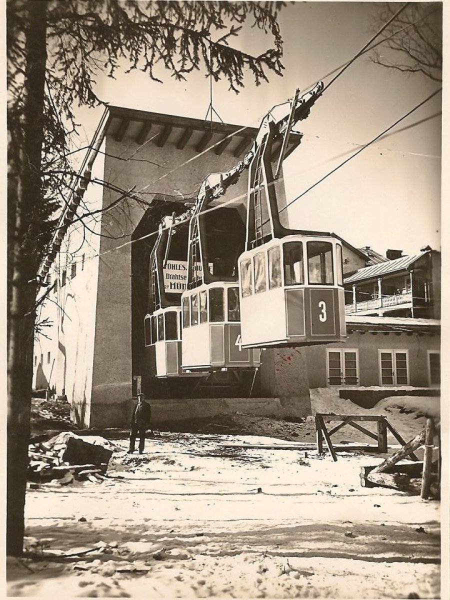 Nebelhornbahn 1930 - Foto: Archiv Heimatmuseum Oberstdorf