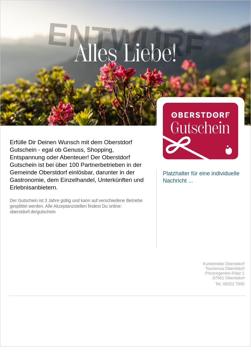 Gutscheinvorlage: 04 Oberstdorf Gutschein 
