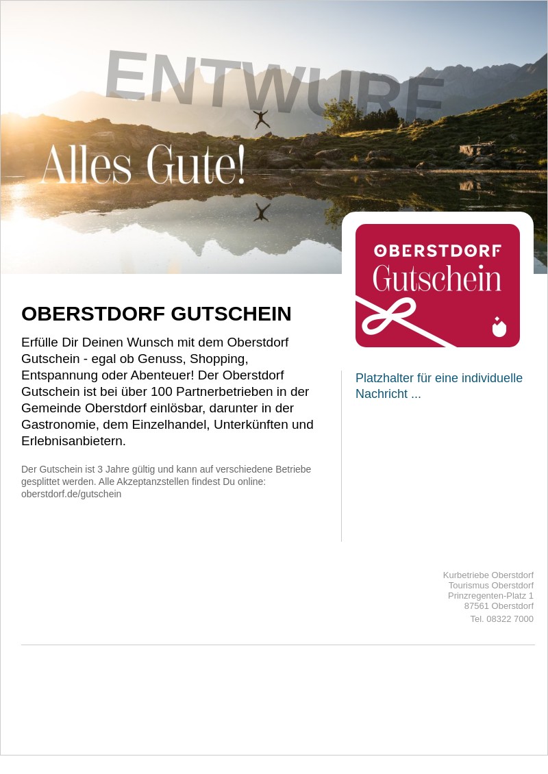 Gutscheinvorlage: 05 Oberstdorf Gutschein 