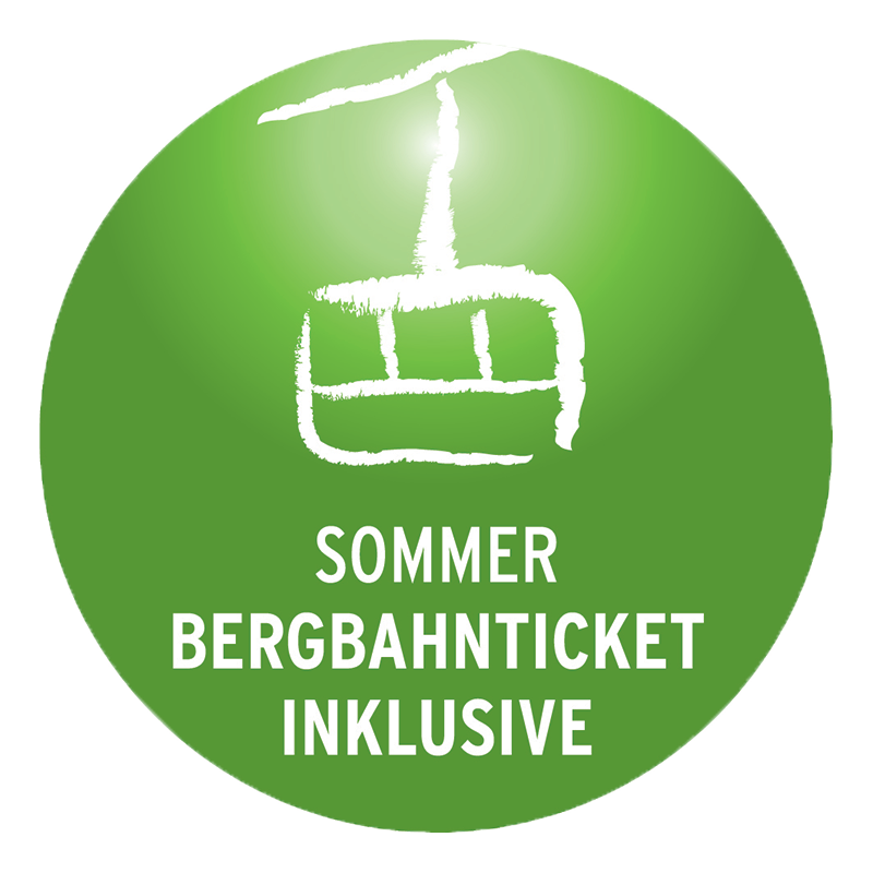 Bergbahnticket inklusive Logo