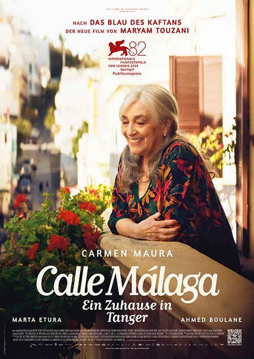 Calle-malaga Maryam Touzanis warmherziges Drama mit der ikonischen Carmen Maura in der Hauptrolle ist nicht nur die bittersüße Geschichte einer Frau in der spanisch sprechenden Community der marokkanischen Hafenstadt Tanger, sondern auch ein Beispiel für eine funktionierende Multi-Kulti-Gesellschaft, aus der die in Ehren ergraute Maria Angeles vertrieben werden soll. Doch so schnell gibt sie nicht auf!