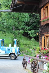 Blaue Bahn Laiter Haus