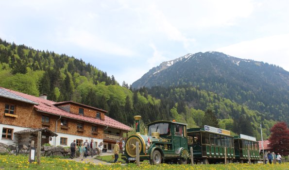 Berggasthof Riefenkopf Ankunft der Bahn