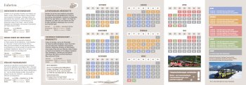 Saisonsfahrplan ab 20.10.2025