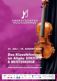 Oberstdorfer Musiksommer 2025 Imageplakat A3