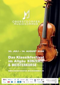 Oberstdorfer Musiksommer 2026 Imageplakat A3